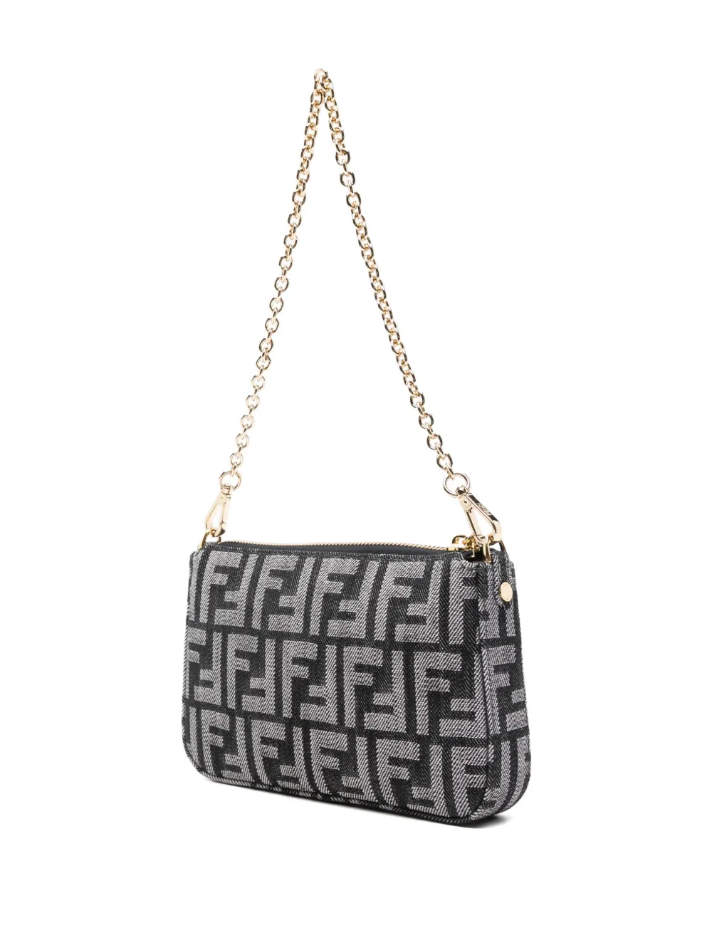 FENDI Baguette mini-tas Blauw