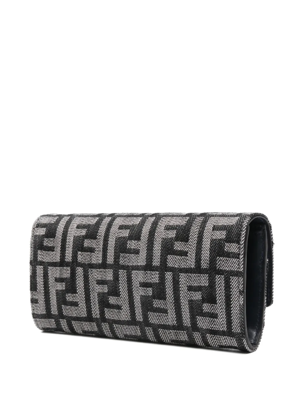 Fendi Baguette Continental Cross Body Bag In Blue