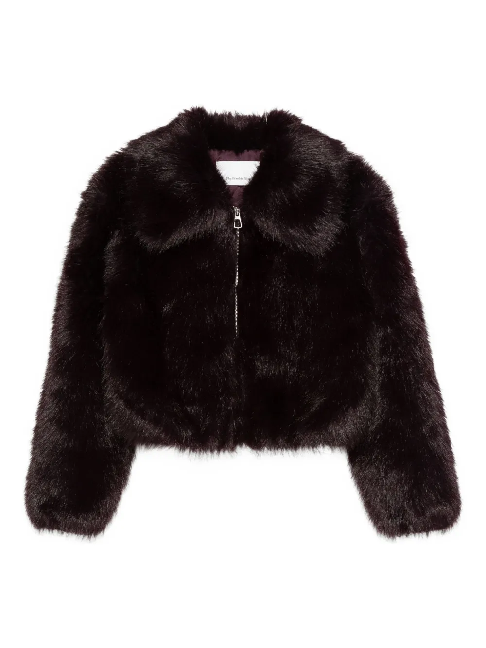 The Frankie Shop Hope Faux-fur Jacket In Brown