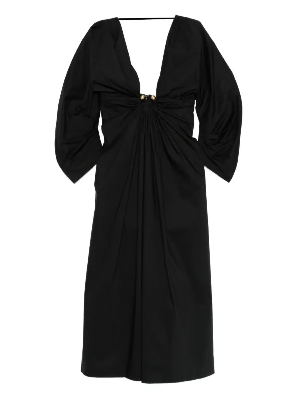 solace london gaia midi dress The Gaia Midi Dress in Soft Pink