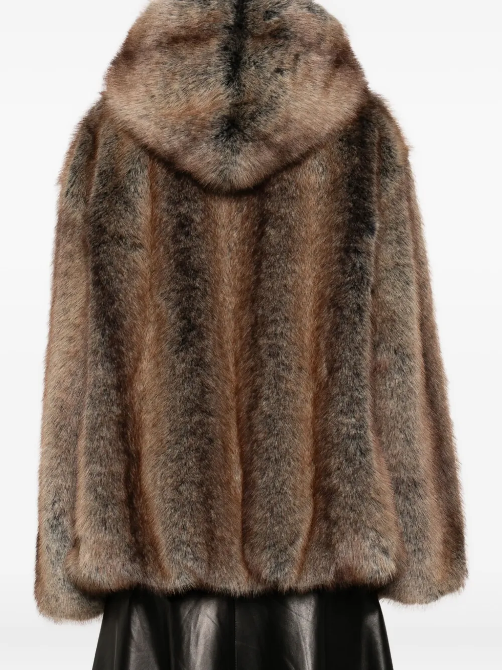 The Frankie Shop Emma jack met capuchon Bruin