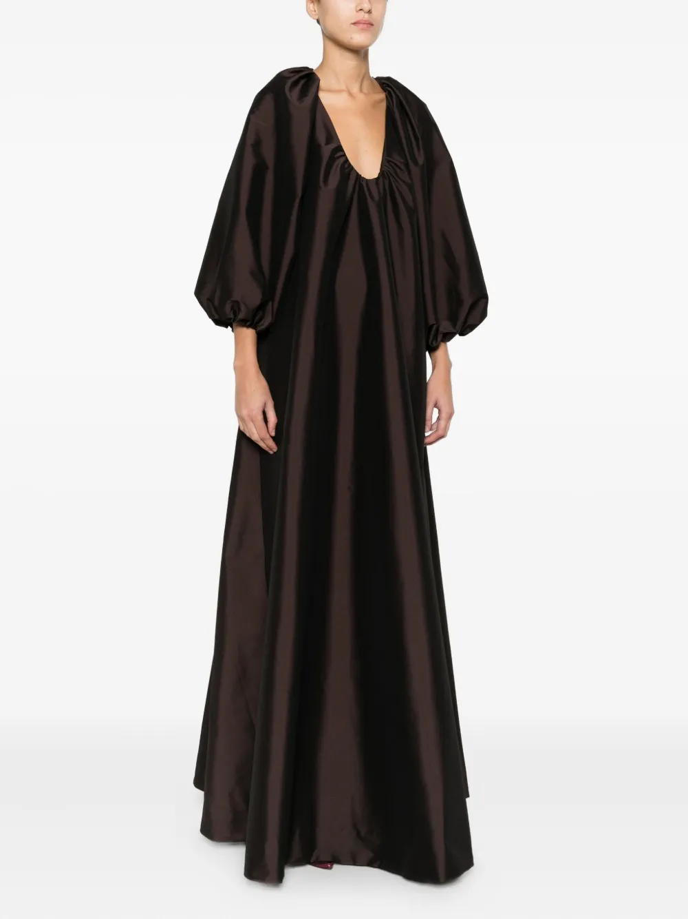 Bernadette George Gown In Brown