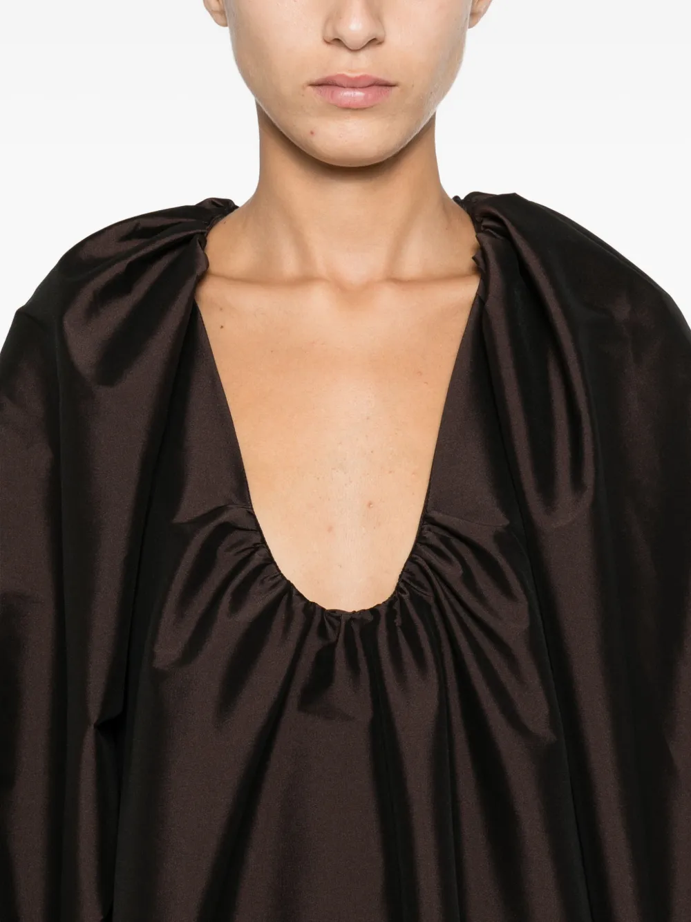 Bernadette George Gown In Brown