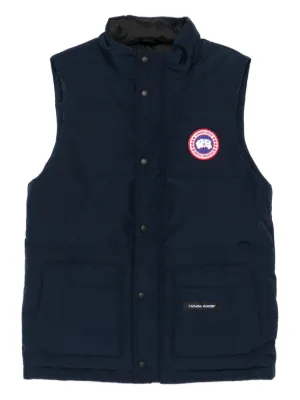 Canada Goose Lawrence Puffer Vest | Blue | FARFETCH
