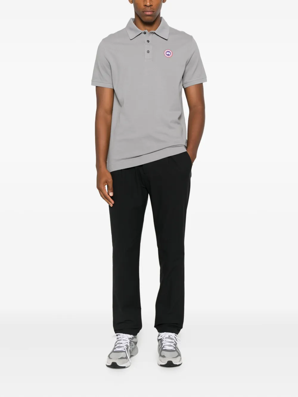 Canada Goose Beckley logo-patch polo shirt - Grijs