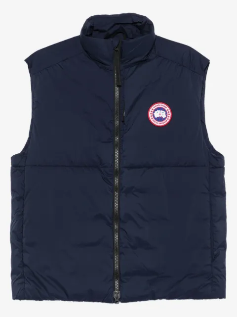Canada Goose Lodge logo-patch quilted gilet