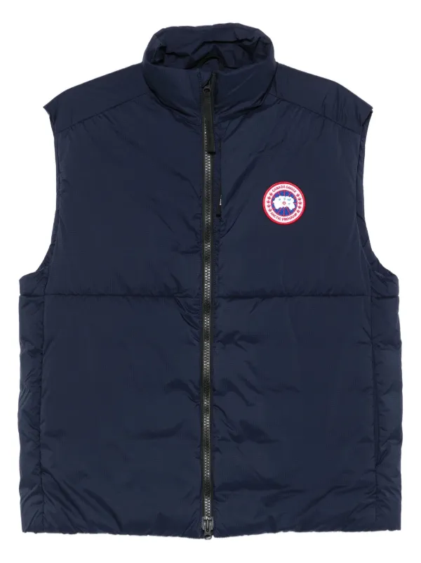 Canada Goose Lodge Logo-patch Quilted Gilet in Blue