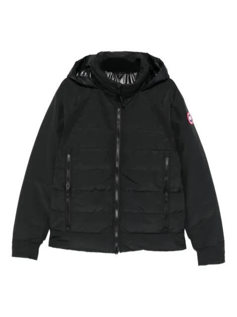 Canada Goose chamarra capitonada con parche del logo
