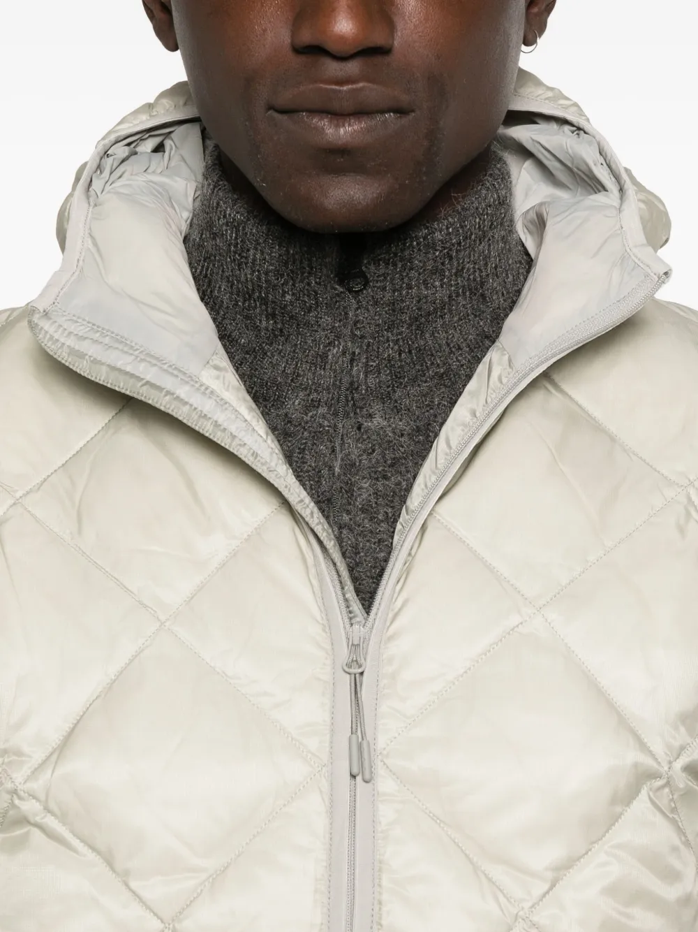 Hiking Patrol Hooded Quilted Jacket In Animal Print