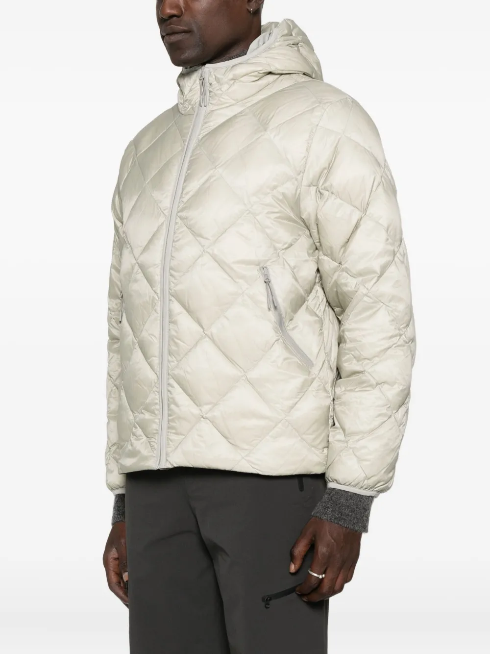 Hiking Patrol Hooded Quilted Jacket In Animal Print
