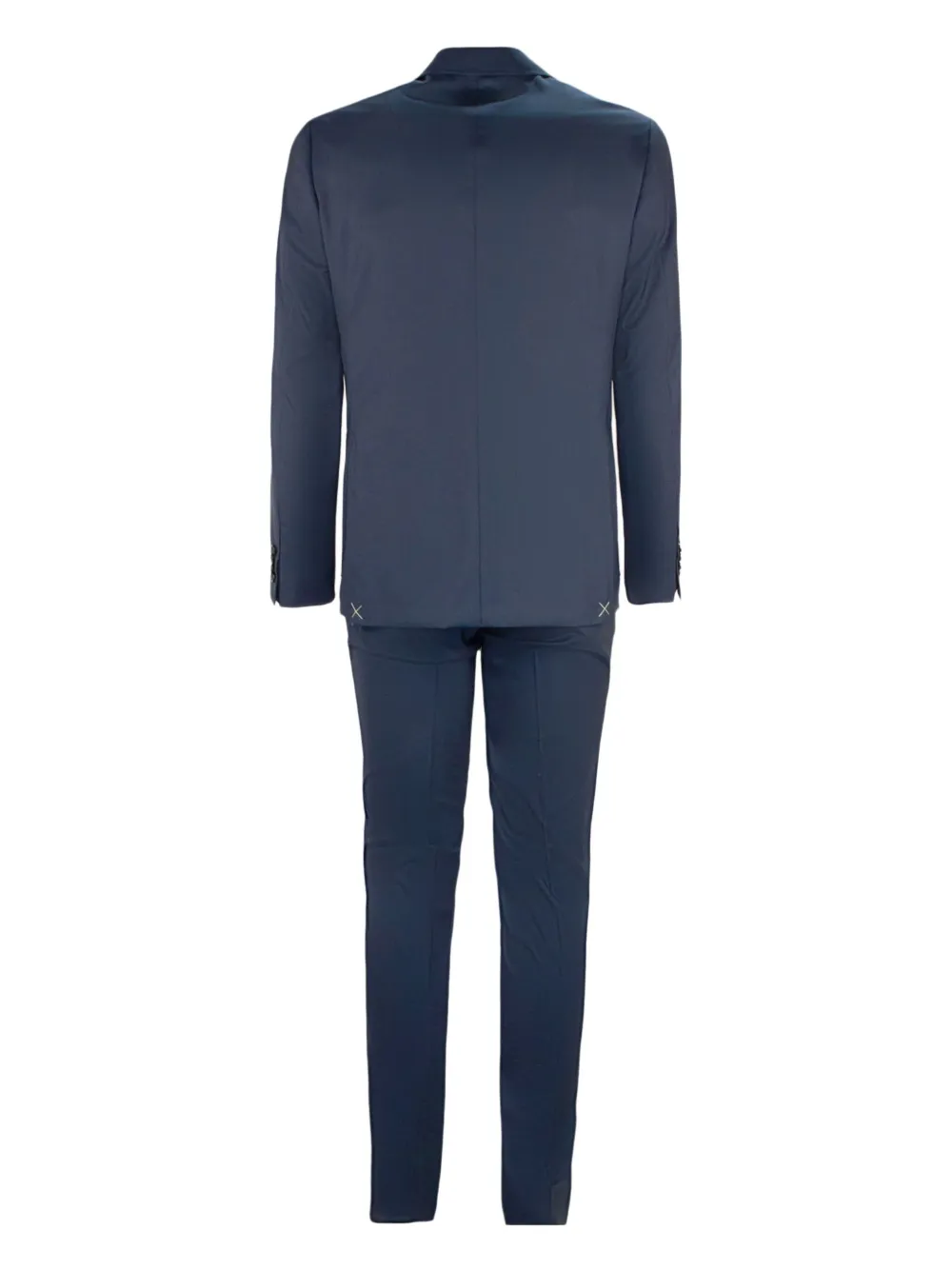 Canali double-breasted suit Blauw