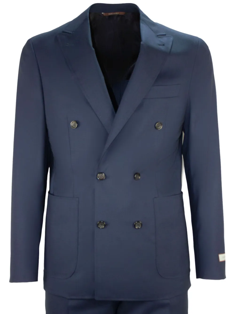 Canali double-breasted suit Blauw