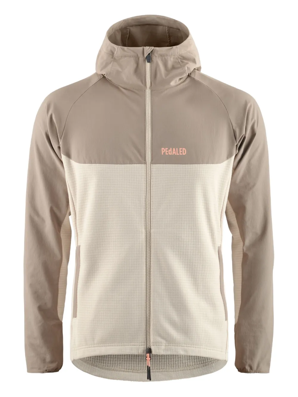 Pedaled hooded panelled jacket | Neutrals | Image 1