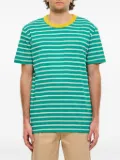 Howlin' striped-print crew-neck T-shirt - Green