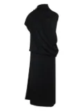 Fabiana Filippi draped dress - Black