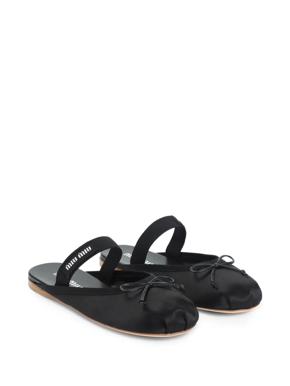 Miu Miu Flache Mules aus Leder | Flache Mules | Image 2