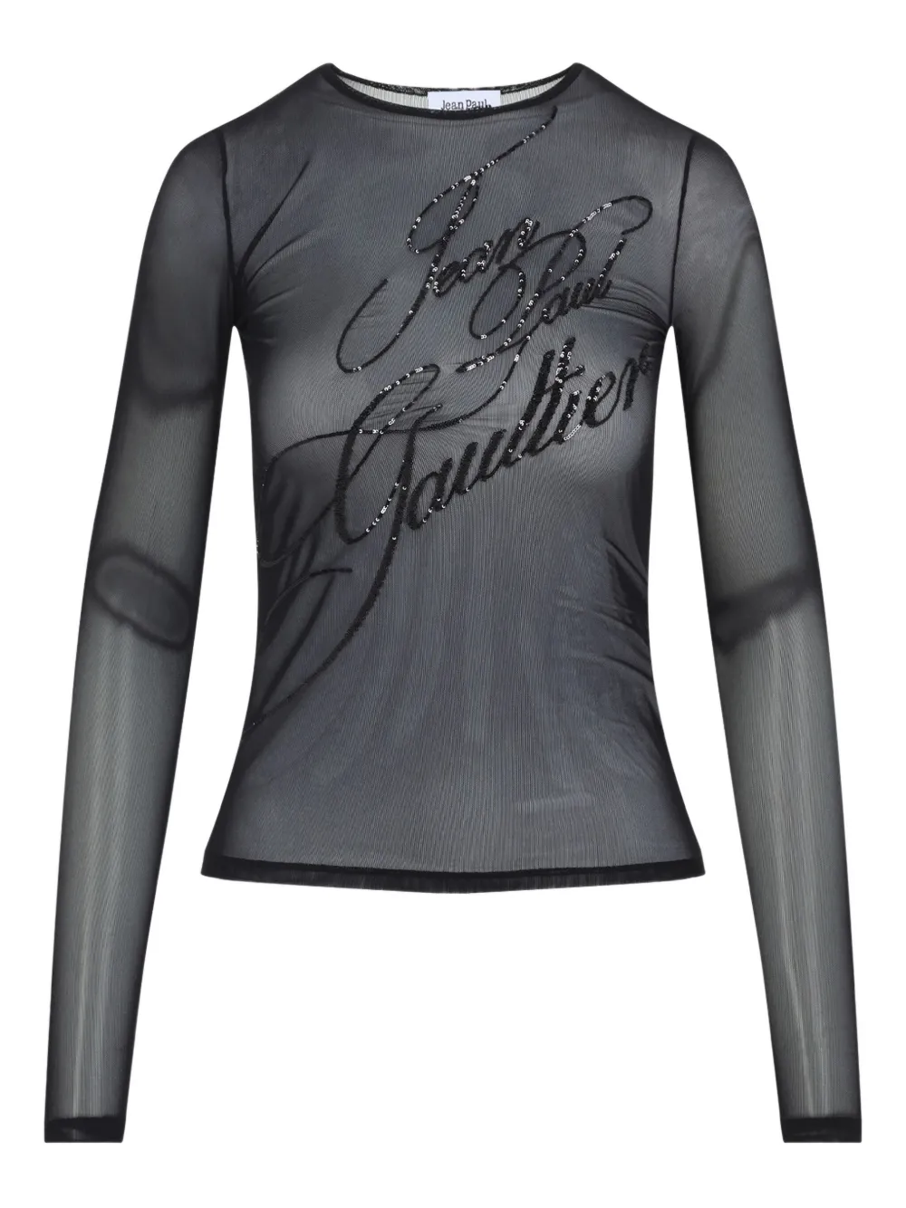 Jean Paul Gaultier playera con logo y detalles | negro | Image 1