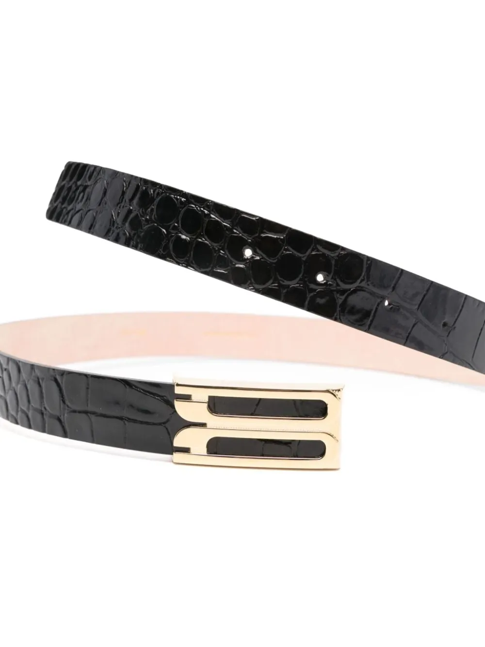 Victoria Beckham Leren riem Zwart