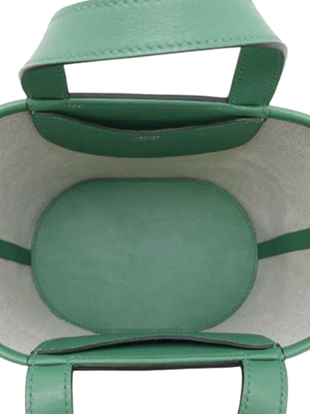 Pre-owned Hermes 2024 Toile And Swift In The Loop 18 Handbag