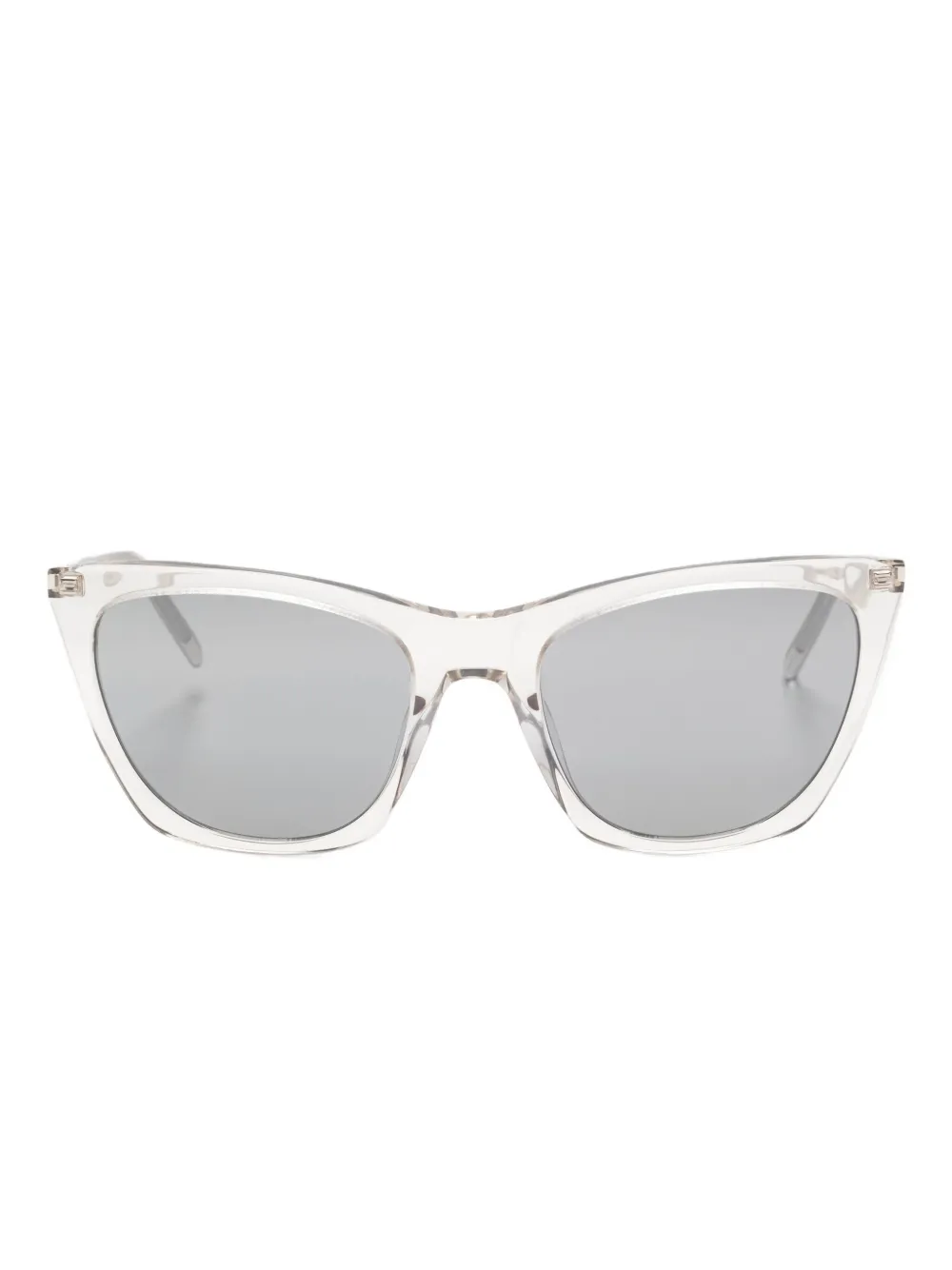 Saint Laurent Eyewear Mica Thin cat-eye sunglasses Beige