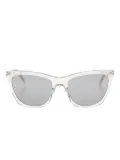 Saint Laurent Eyewear Mica Thin cat-eye sunglasses - Neutrals