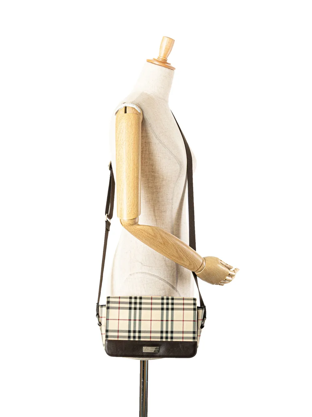 Burberry Pre-Owned 2000-2017 House Check Canvas Flap crossbody bag | Pre-Owned | Image 2