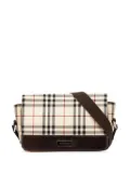 Burberry Pre-Owned 2000-2017 House Check Canvas Flap crossbody bag - Brown