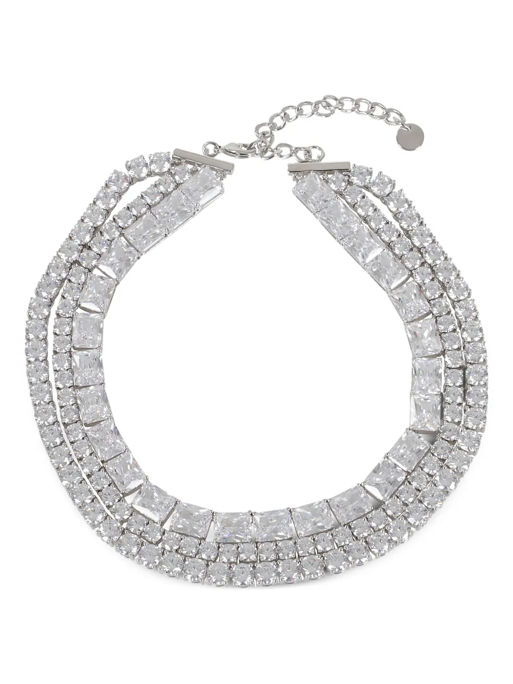 Self-Portrait gargantilla Multi Crystal | plateado | Image 1