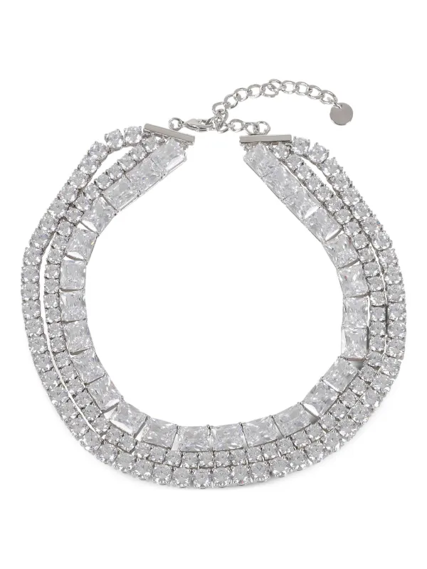 ネックレス・ペンダント Self Portrait Multi Crystal Choker 30726166_59664656_600.jpg