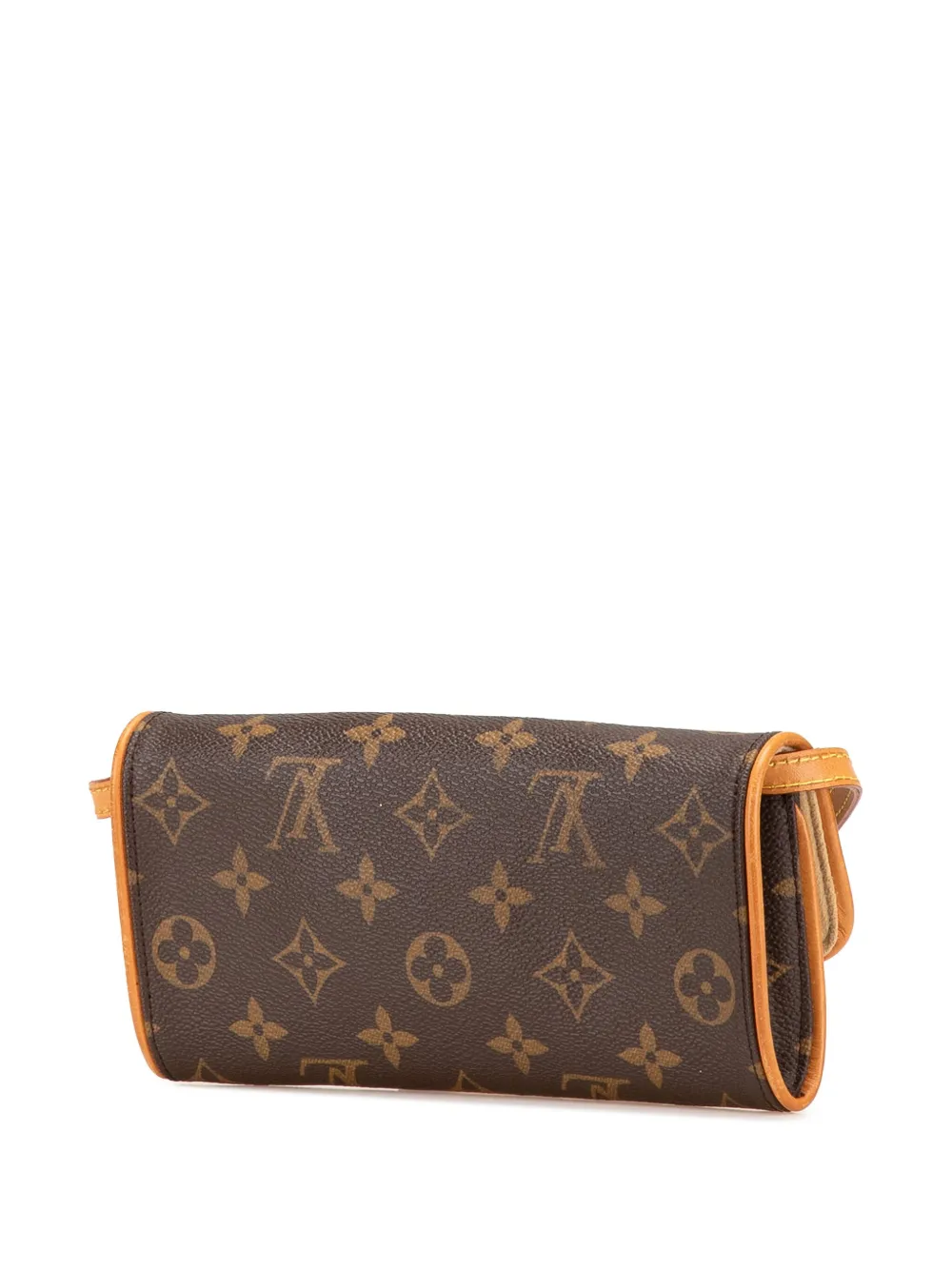Pre-owned Louis Vuitton 1999 Monogram Pochette Twin Pm Crossbody Bag