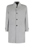 Eleventy herringbone reversible coat - Grey