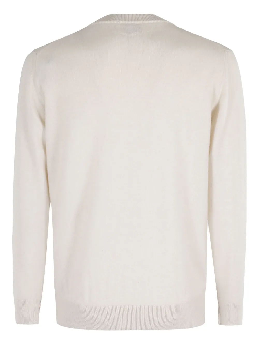 Eleventy Kasjmier trui met ronde hals Beige
