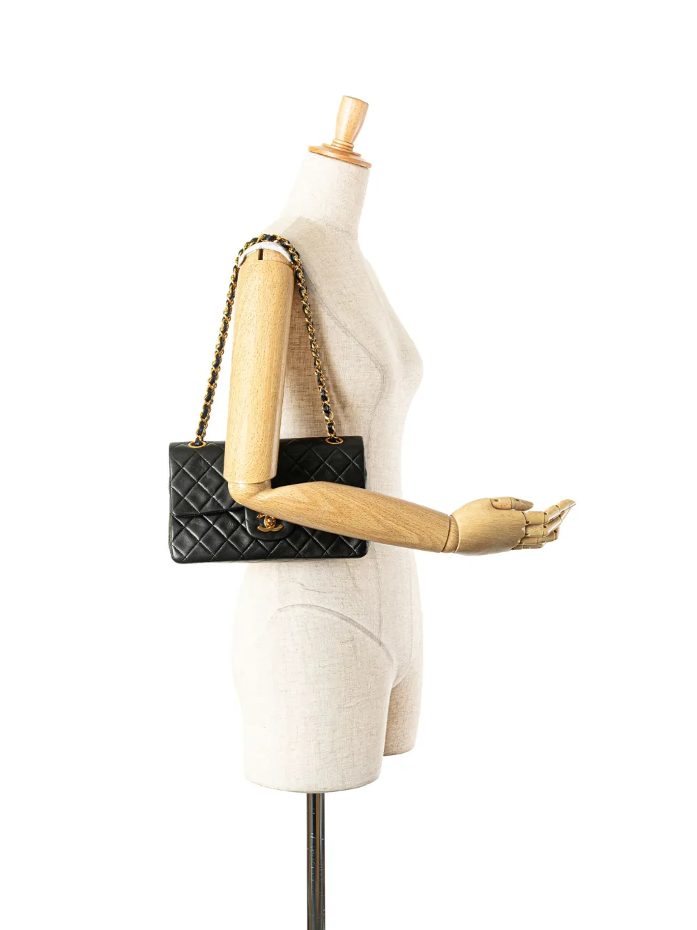 CHANEL Pre-Owned 1989-1991 Small Classic Lambskin Double Flap shoulder bag | Pre-Owned | Image 2