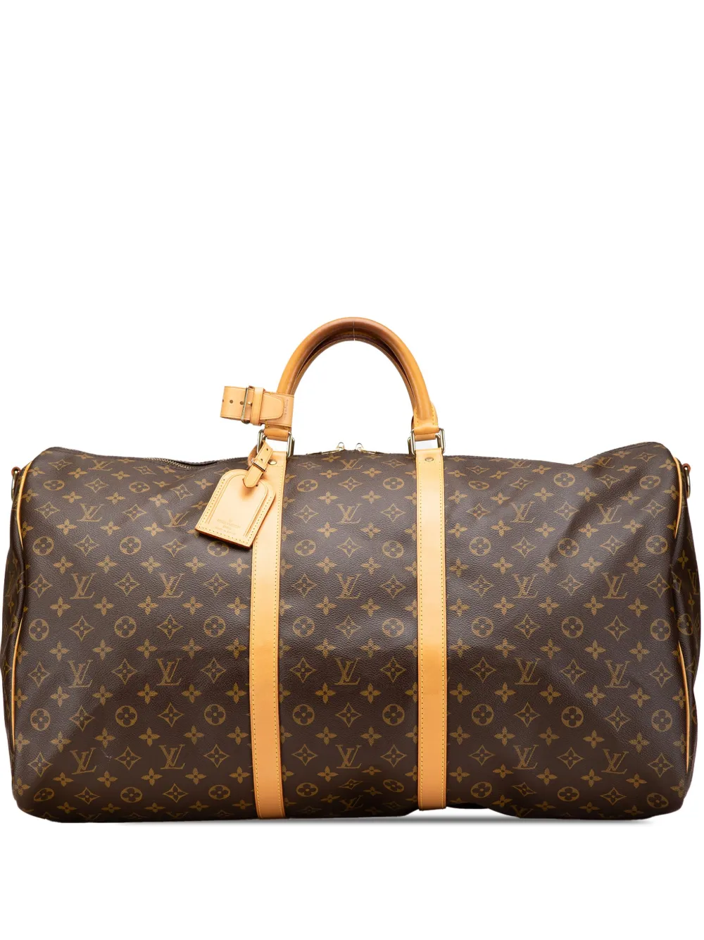 Louis Vuitton Pre-Owned 1997 Monogram Keepall 60 travel bag - ブラウン Louis Vuitton Pre-Owned 1997 Monogram Keepall 60 travel bag - ブラウン