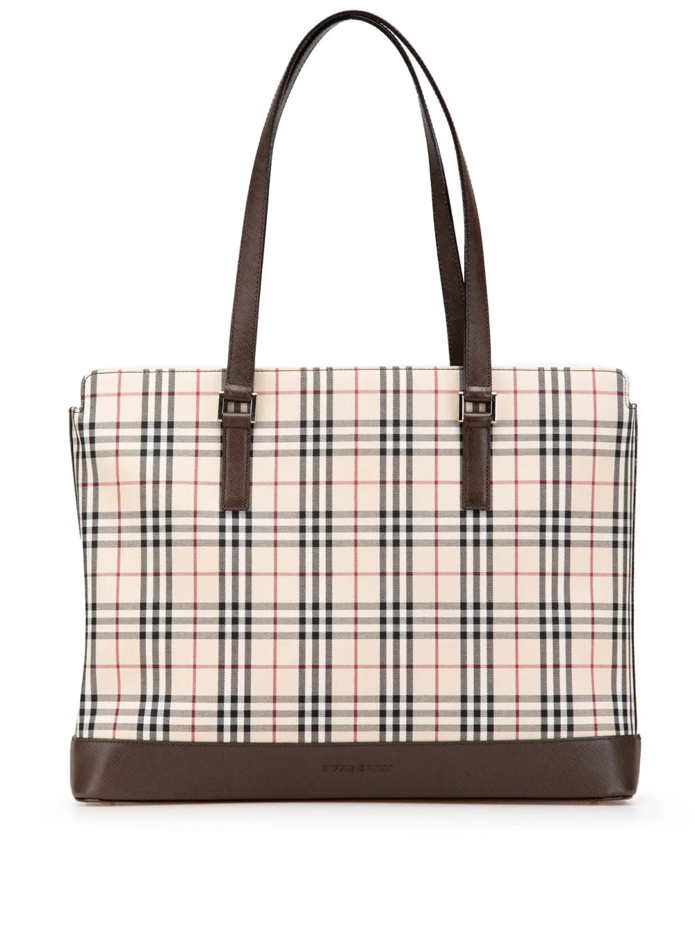 Burberry Pre-Owned 2000-2017 House Check Canvas tote bag | Brown | Image 1