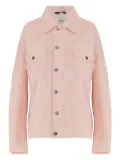 Haikure corduroy button-up jacket - Pink