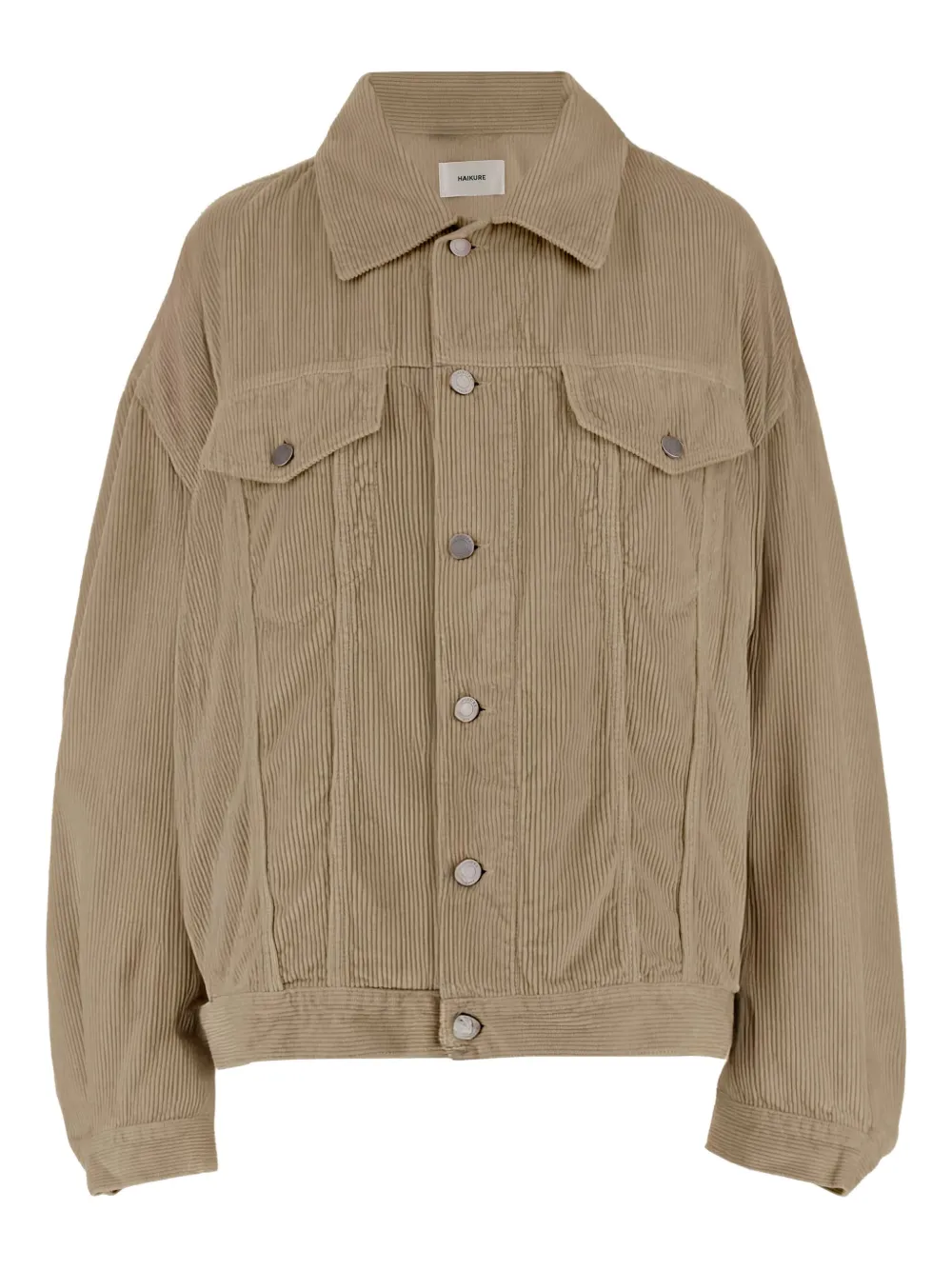 corduroy button-up jacket