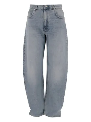 デニム・ジーパン HAIKURE KOREA WIDE-LEG JEANS IN DENIM HAIKURE Korea high-rise wide-leg jeans | NET-A-PORTER
