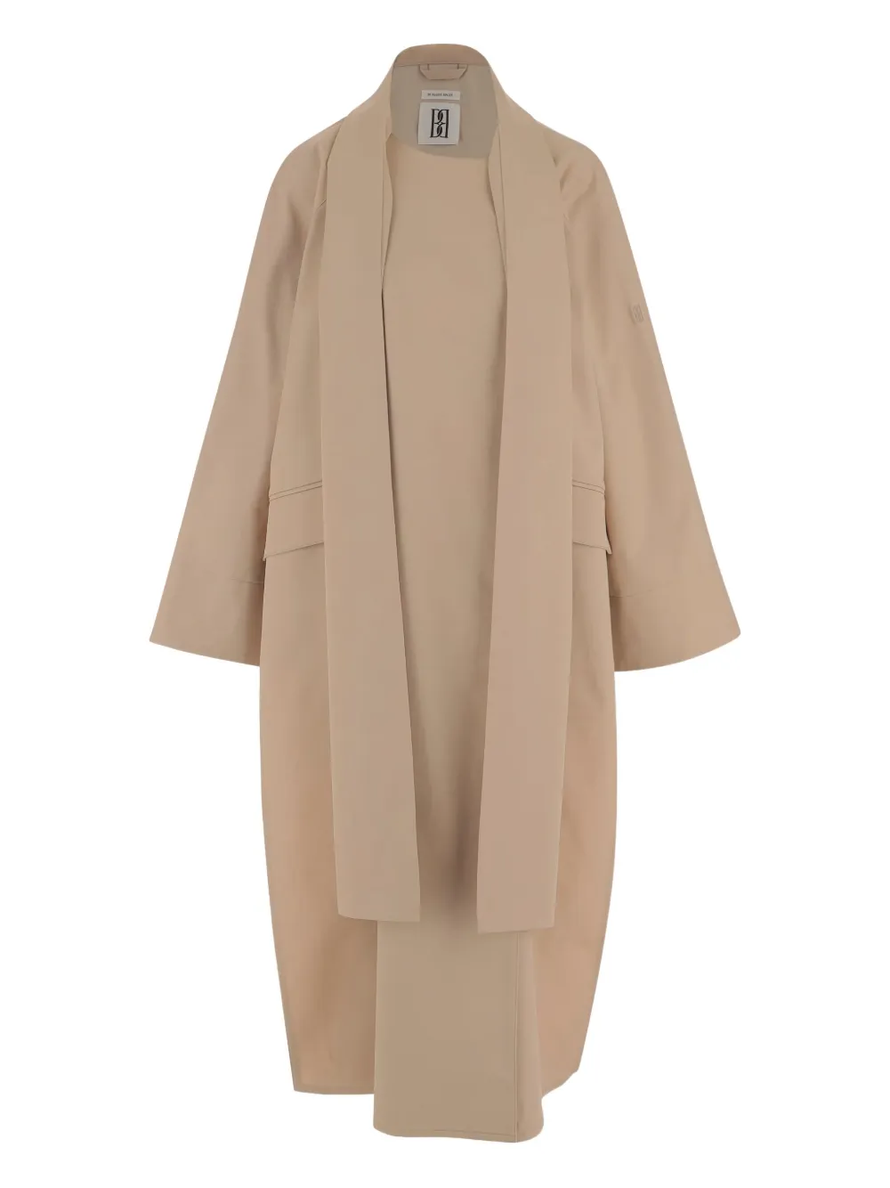 By Malene Birger wrap-detail coat Beige