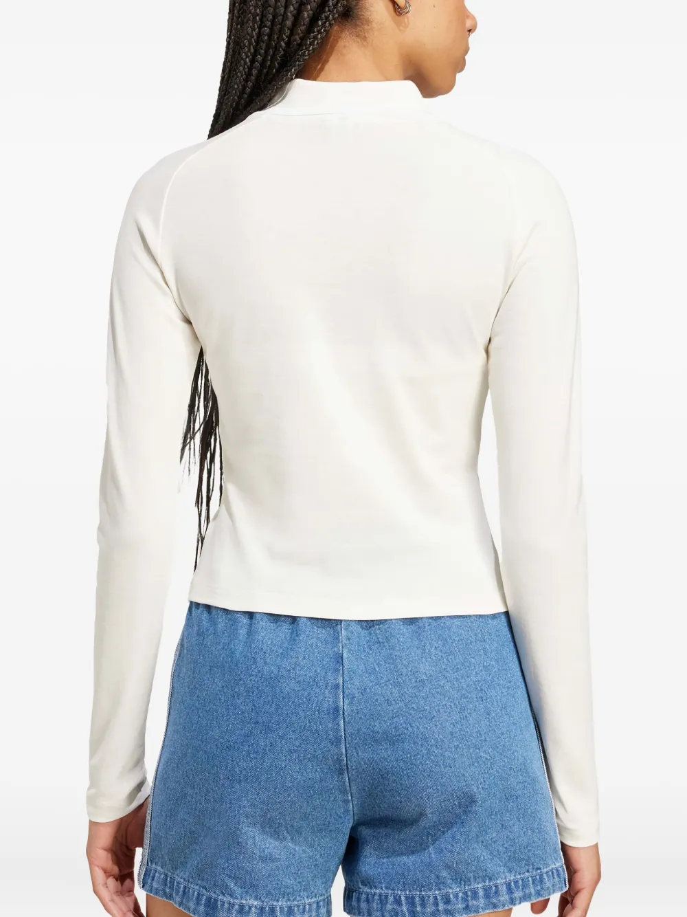 adidas Polotop met lange mouwen Wit