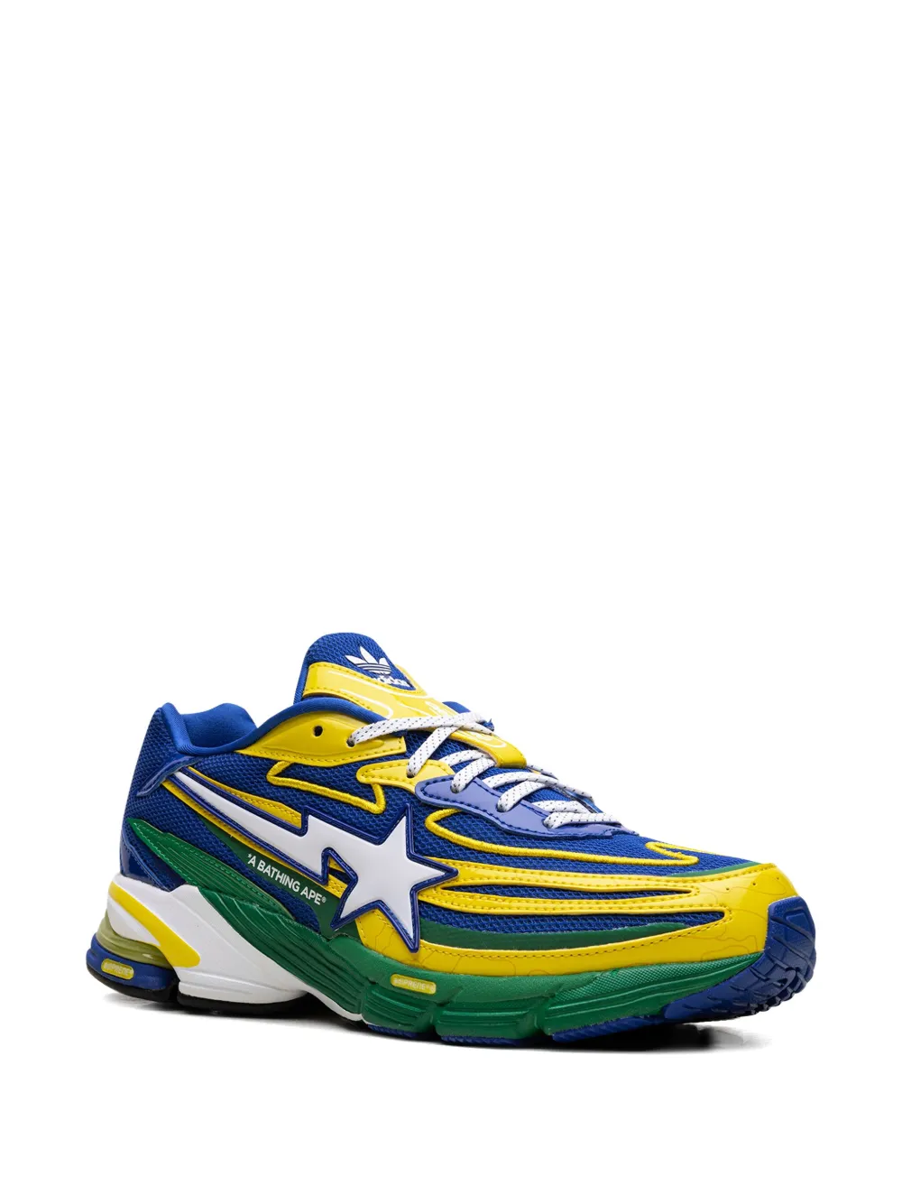 adidas Orketro "Bape Yellow Blue Green" sneakers Blauw