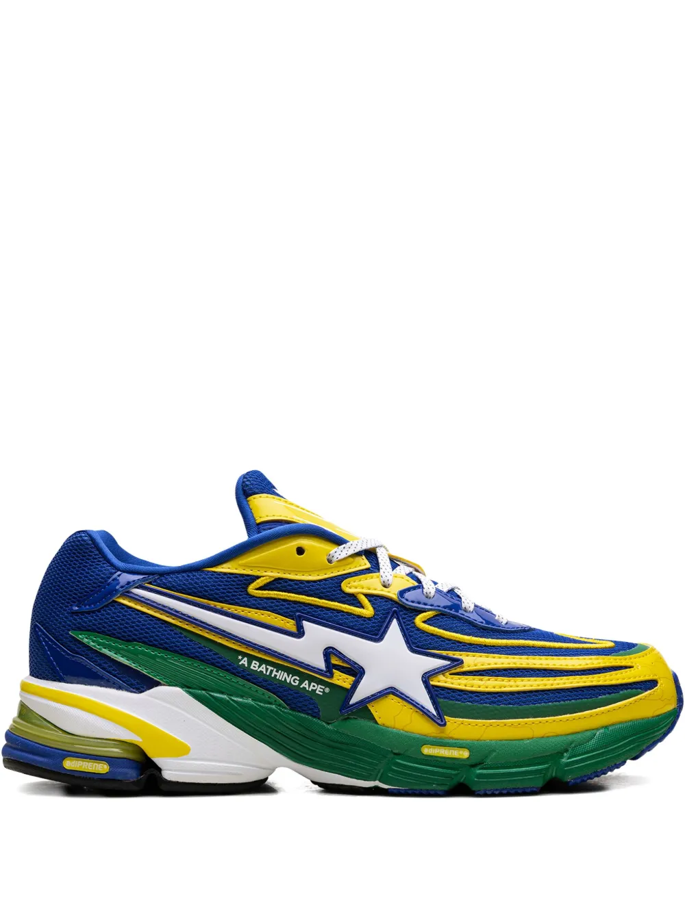 Adidas Orketro "Bape Yellow Blue Green" sneakers