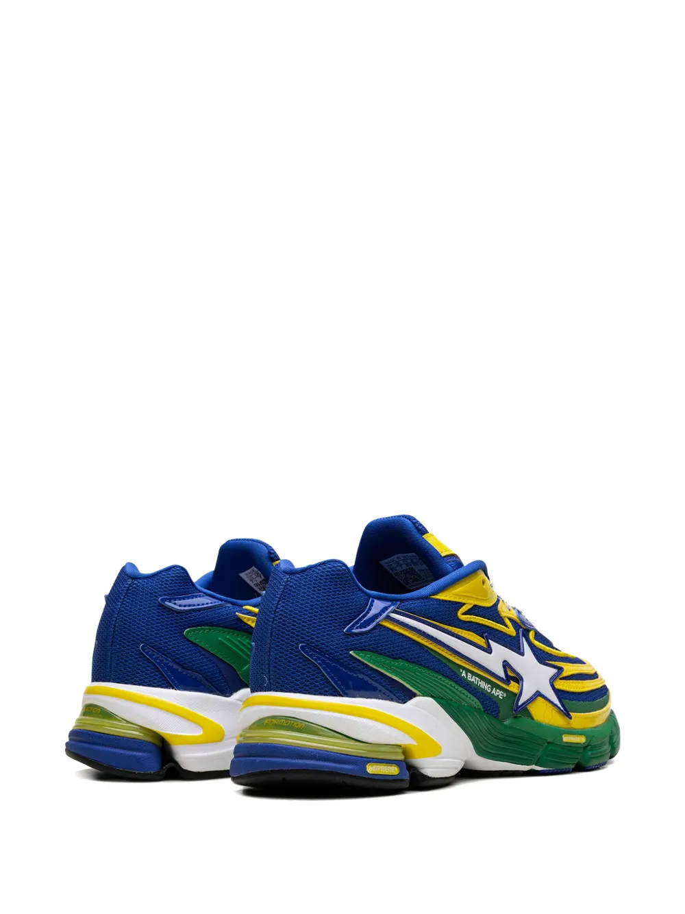 adidas Orketro "Bape Yellow Blue Green" sneakers Blauw