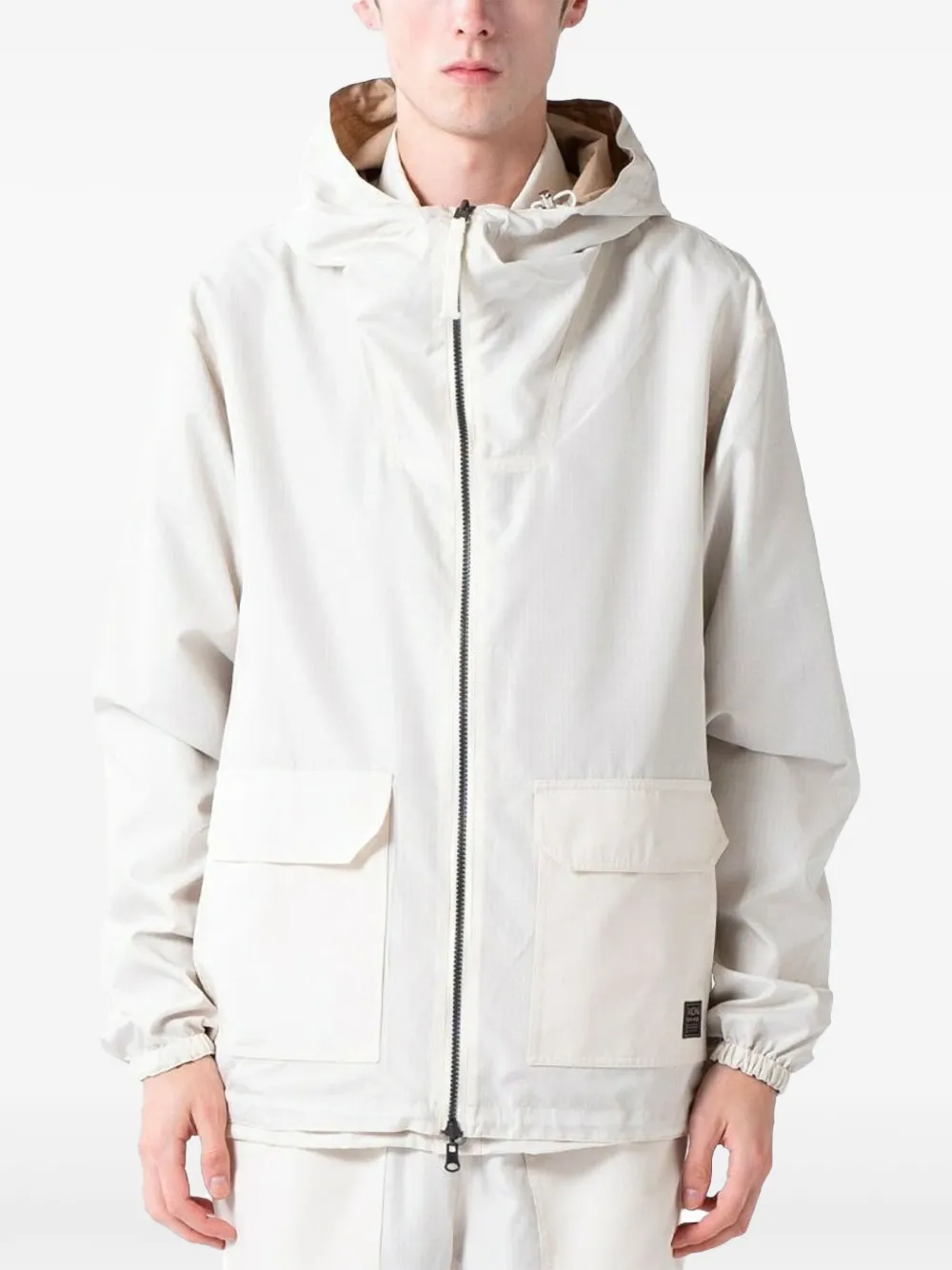 Taion pocketed hooded jacket | White | Image 1
