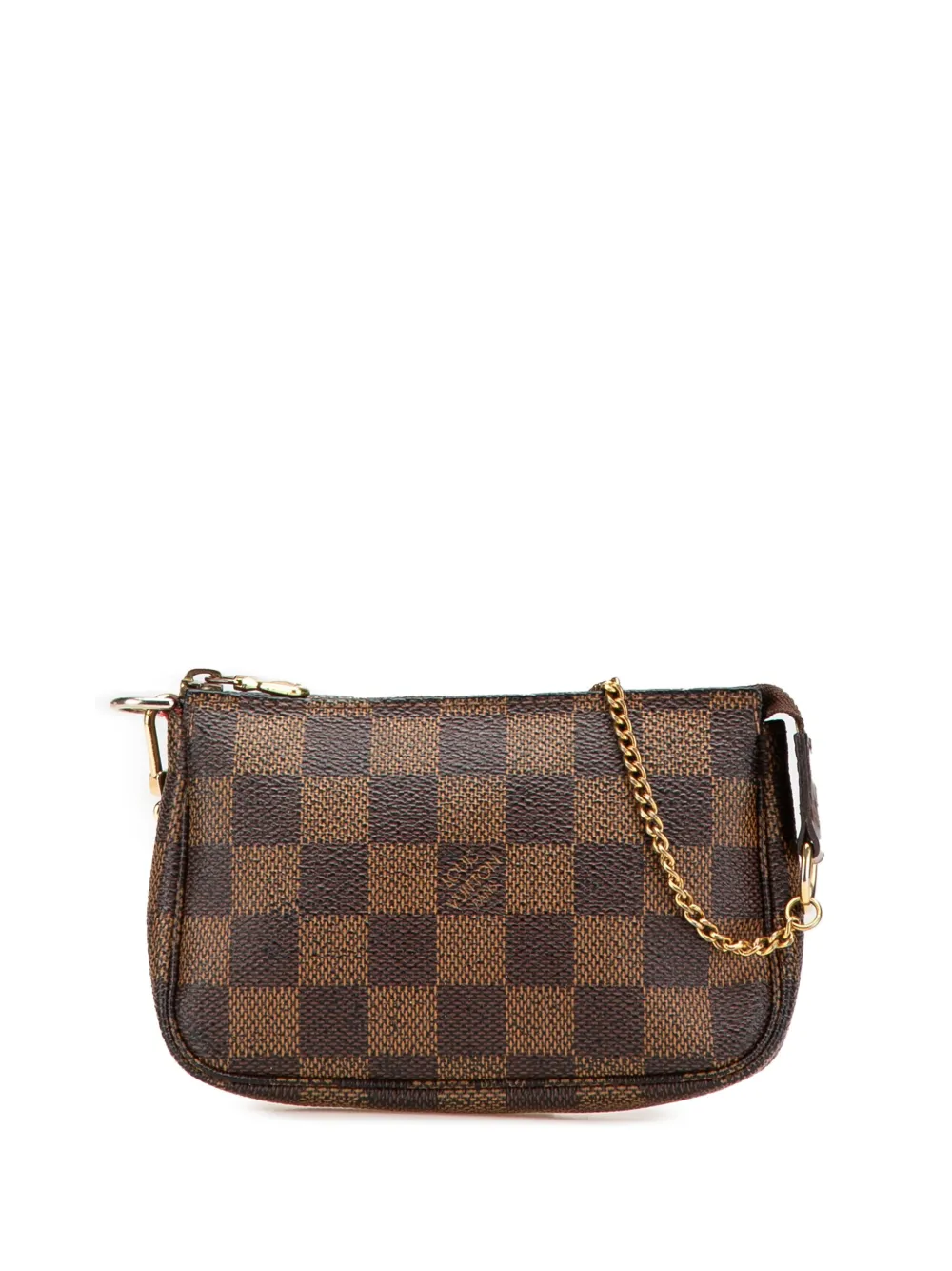 Louis Vuitton Pre-Owned 2007 Damier Ebene Mini Pochette Accessoires Louis Vuitton Pre-Owned 2007 Damier Ebene Mini Pochette Accessoires