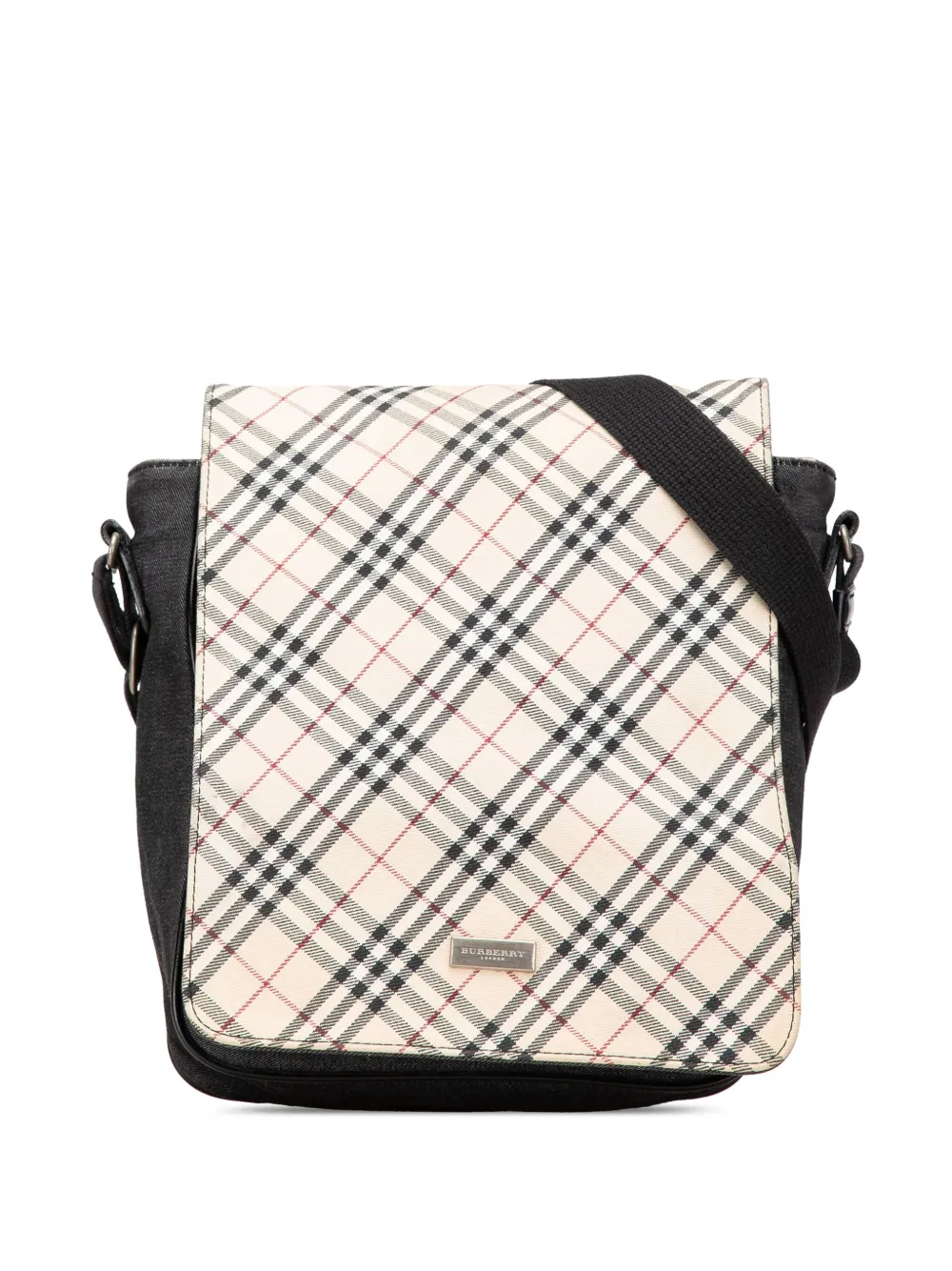 Burberry Pre-Owned 2000-2017 Nova Check Canvas and Denim crossbody bag | Brown | Image 1