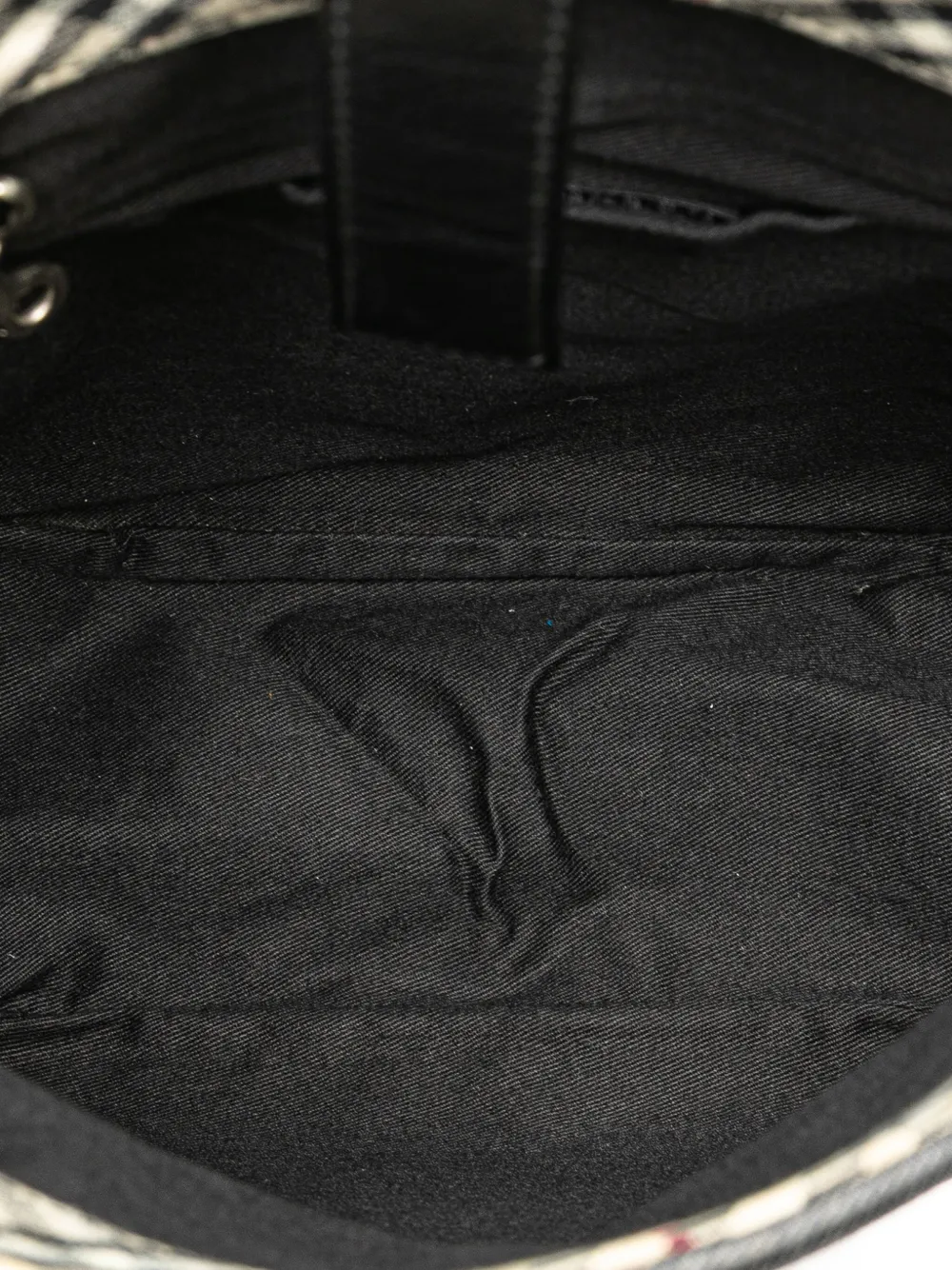 Pre-owned Burberry 2000-2017 Nova Check Canvas And Denim Crossbody Bag