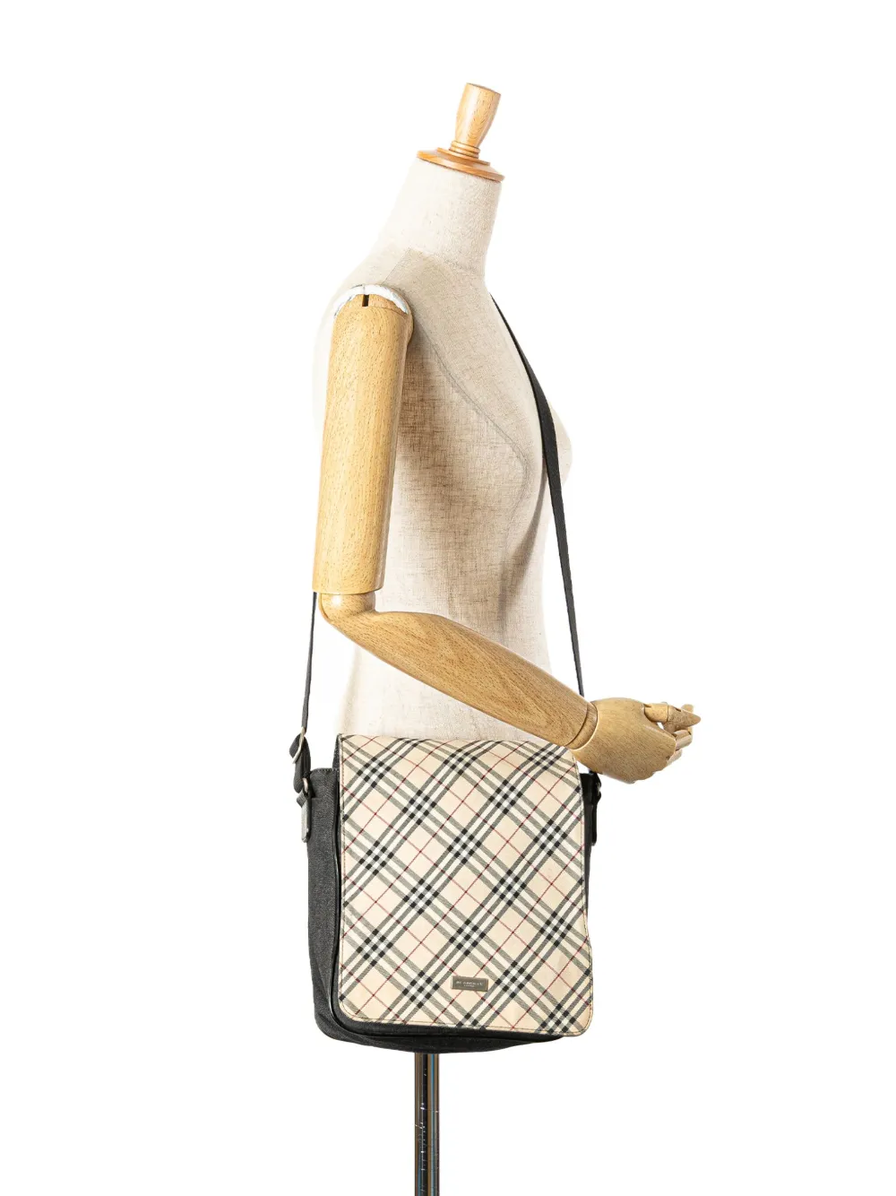 Burberry Pre-Owned 2000-2017 Nova Check Canvas and Denim crossbody bag | Pre-Owned | Image 2