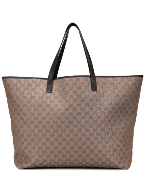 Gucci Pre-Owned 2000-2015 XL Metallic GG Canvas Shopper tote bag