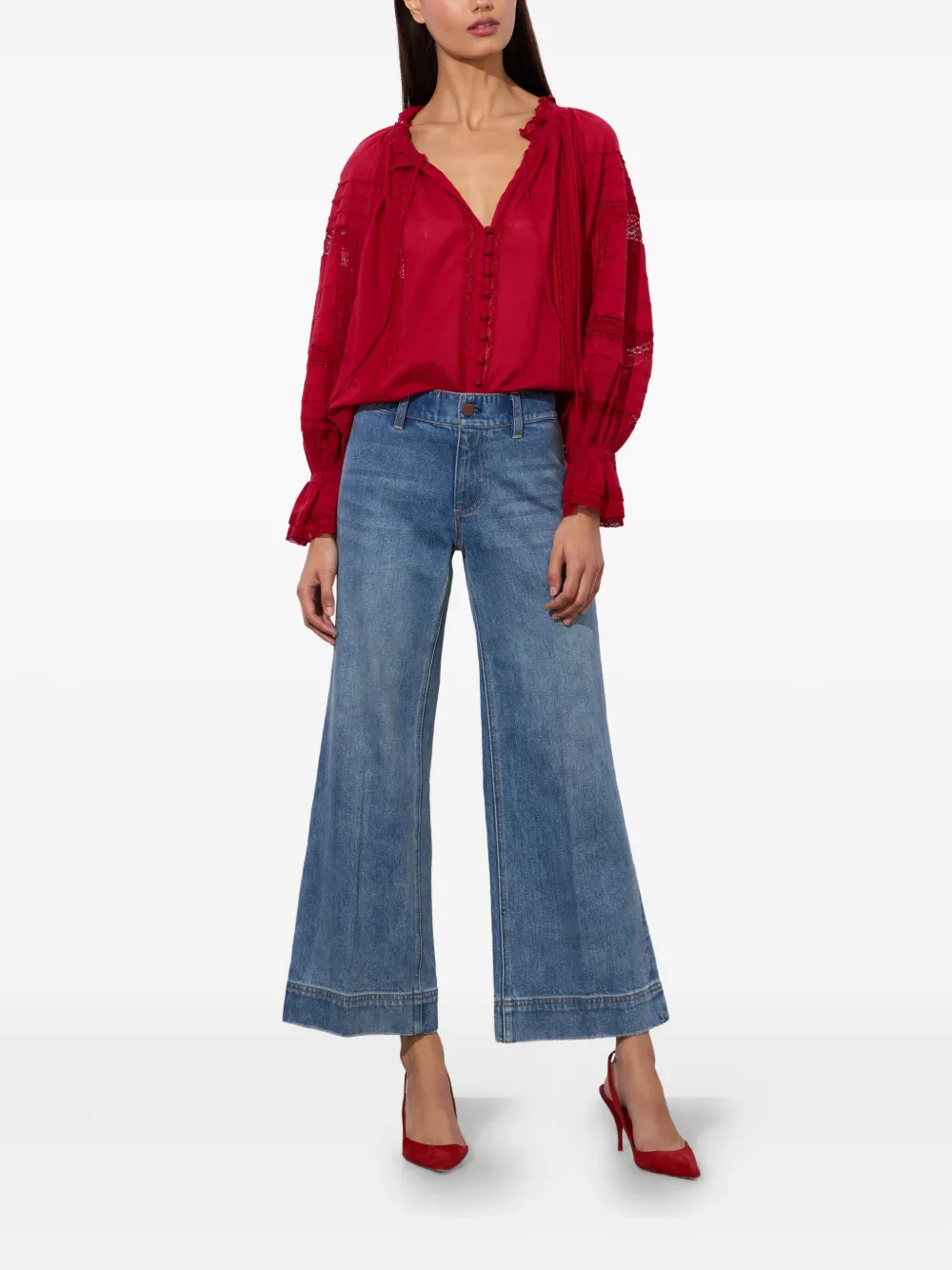 alice + olivia Cropped jeans Blauw